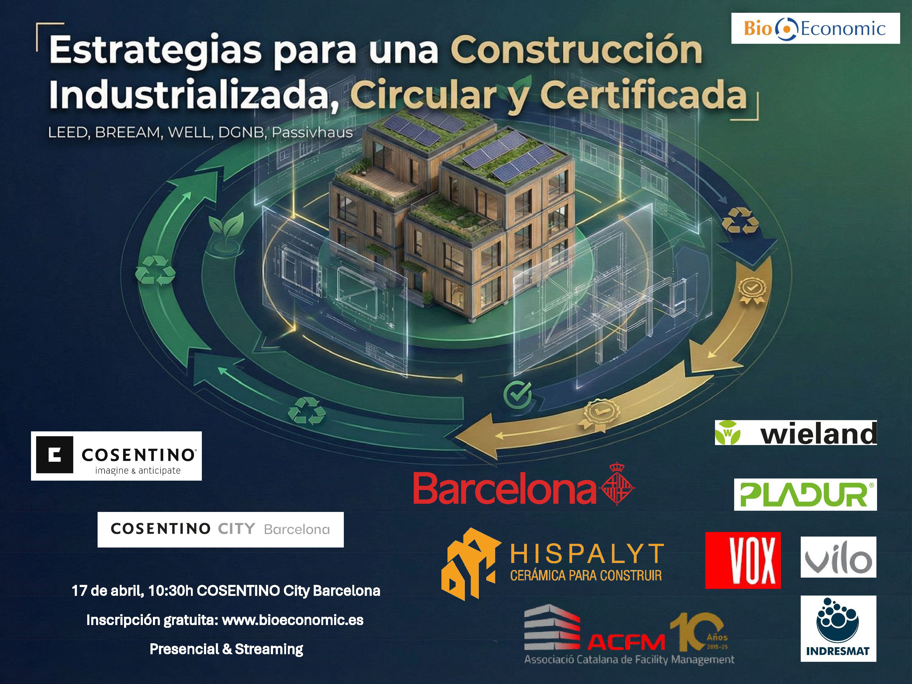 Jornada “Estrategias para una Construcción Industrializada, Circular y Certificada” BCN